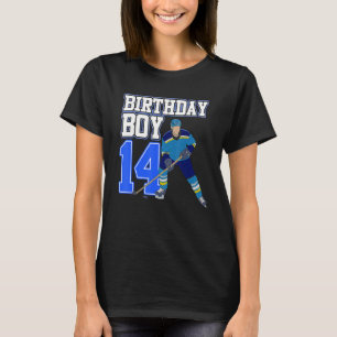 Camiseta 14 de Aniversário do Jogador de Esporte G.