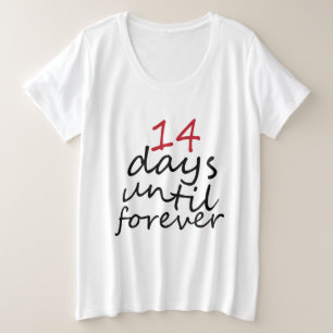CAMISETA 14 DIAS ATÉ SEMPRE