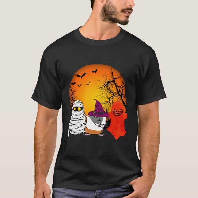 Camiseta 158 Abóbora do Dia das Bruxas na Guiné (Frente)