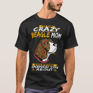 Camiseta 159 Eu sou a Louca Beagle Mãe
