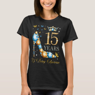 Camiseta 15 Aniversário De 15 Anos De Espetacular 15 Anos