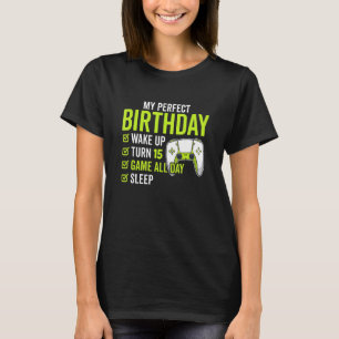 Camiseta 15 Aniversário Para Rapazes Videos games De 15 Ano