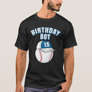 Camiseta 15 Birthday Boy Engraçado Brincadeira 15 Anos Joga