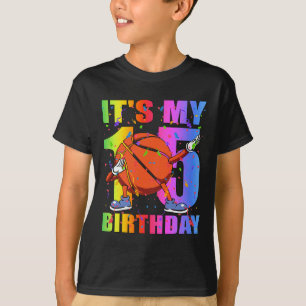 Camiseta 15 de basquete de 15 anos Tema B
