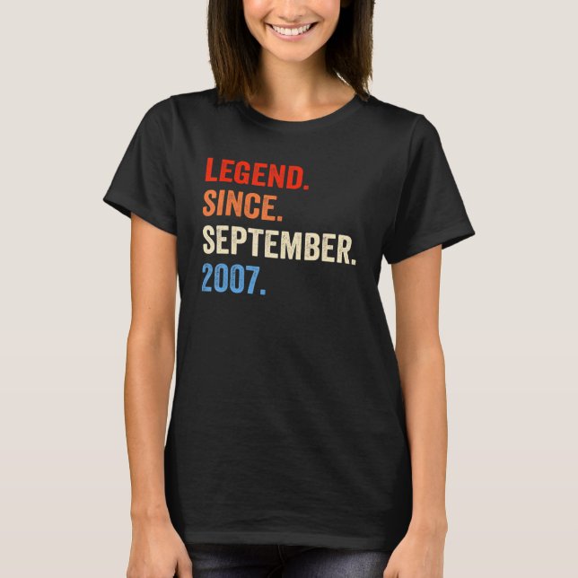 Camiseta 15 de setembro de 2007 (Frente)