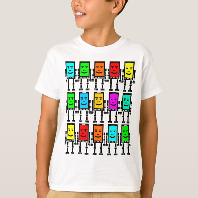 Camiseta 15 telefones Robo (Frente)