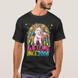 Camiseta 16º Aniversário Arco-Íris De 16 Anos