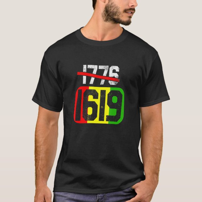 Camiseta 1619 Black History Month African American Africa C (Frente)