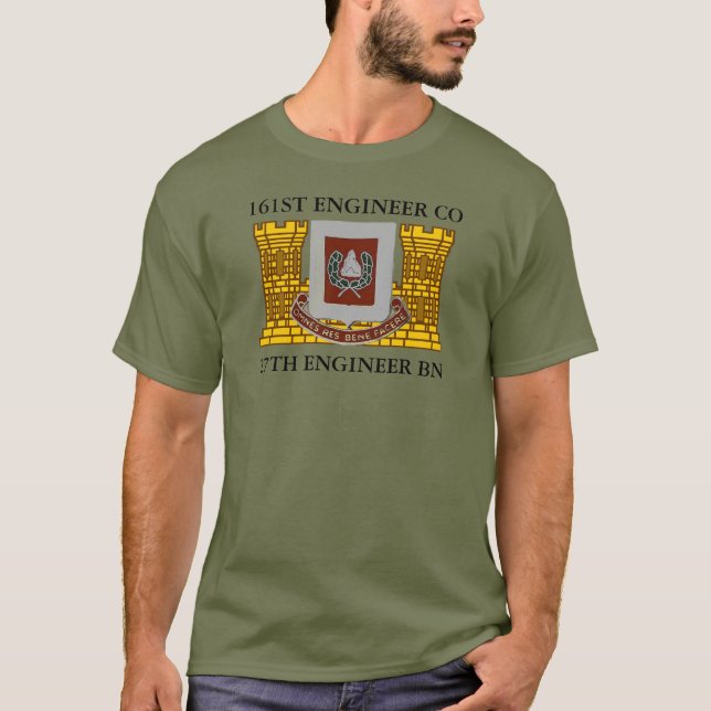 CAMISETA 161ENGENHEIRO COMPANY 27TH BATTALION  (Frente)