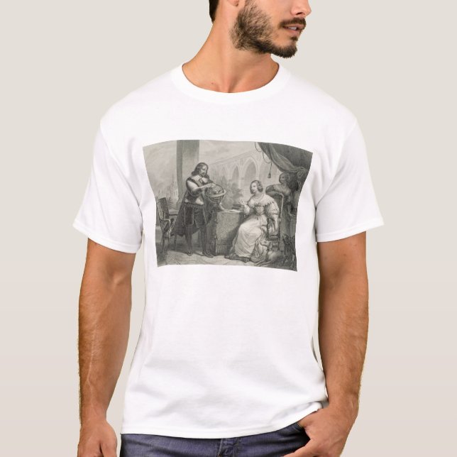 Camiseta 1626-89) rainhas de Christina (da suecia, de uma (Frente)