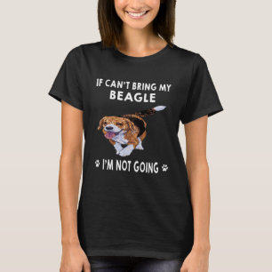 Camiseta 162 Se eu não puder trazer meu beagle eu não vou