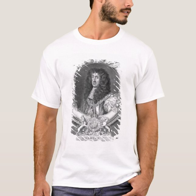 Camiseta 1630-85) reis de Charles II (de Grâ Bretanha e de (Frente)