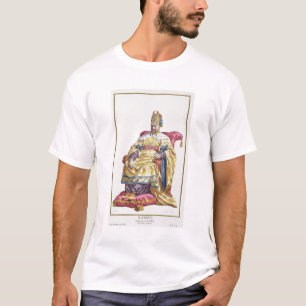 Camiseta 1662-1722) imperadores Manchu de Kang Tsi (de