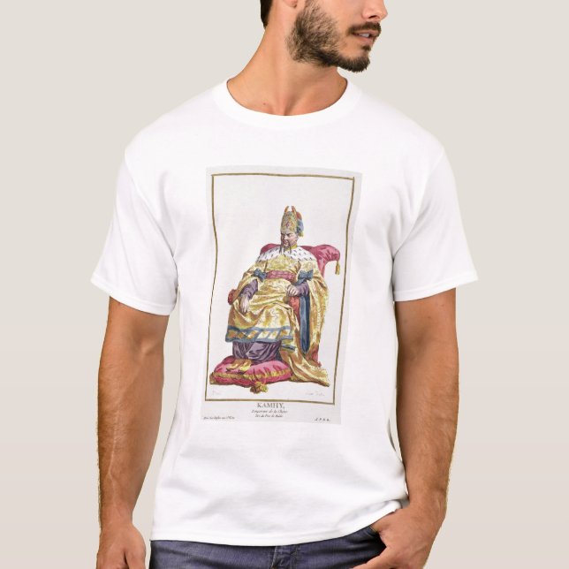 Camiseta 1662-1722) imperadores Manchu de Kang Tsi (de (Frente)