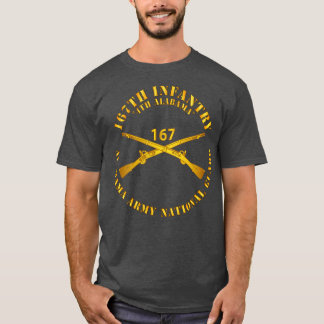 Camiseta 167. Infantaria 4. ª Seção de Inf ALARNG do Alabam