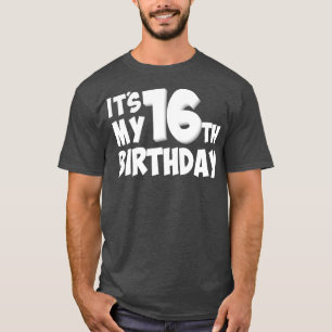 Camiseta 16.º aniversário