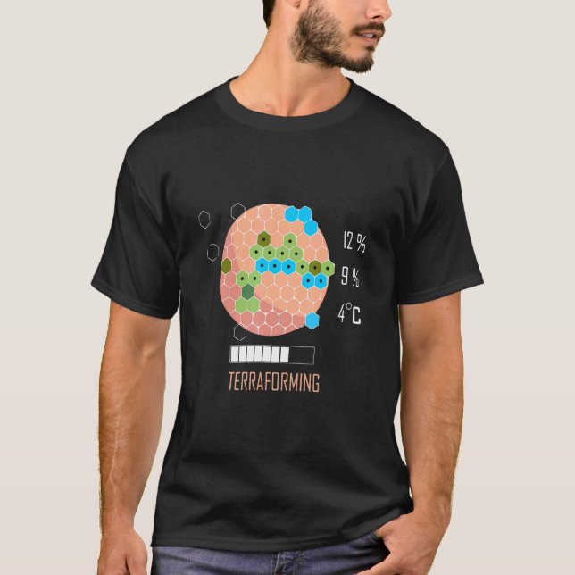 Camiseta 16 Bits Marte É Um Jogo De Conselho Terrível (Frente)