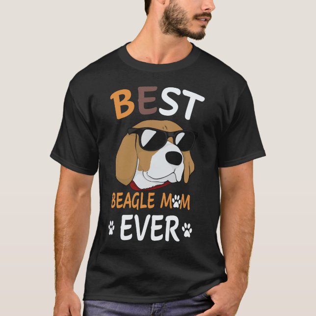 Camiseta 16 Melhor Beagle Mãe Ever Beagle (Frente)