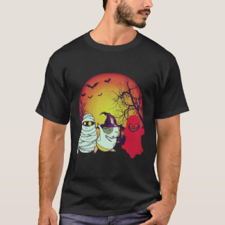 Camiseta 16 Porquinhos-da-índia de Halloween Abóbora