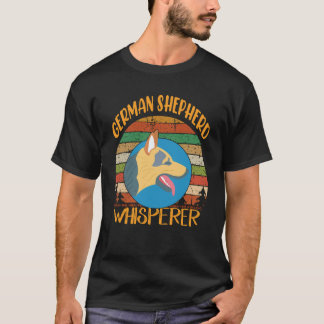 Camiseta 16 sussurrador de pastor alemão Pastor Alemão