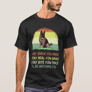 Camiseta 16 Todo Lanche Que Você Faz... Eu Estarei Observan