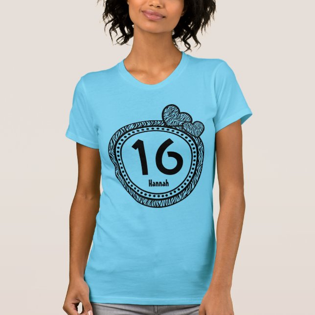 Camiseta 16o Nome feito sob encomenda V3 das bolinhas da (Frente)