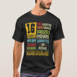 Camiseta 16Th Birthday Boy 16 Years Of Being Awesome Made I<br><div class="desc">Funny Great Idea for Girls Boys Kids turning 16 - Vintage 2006 Limited Edition Male Birthday Gifts. Awesome Holliday present for son from dad, brother, grandson, friend, son, girl, niece, nephew, boy, daughter on eleven year old happy b-day party 16 Years of Being Awesome Retro Sunset Style Graphic Apparel. Complete...</div>