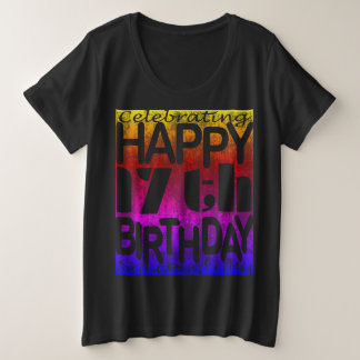 Camiseta 17ª Celebração de Aniversário