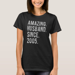 Camiseta 17º Aniversário De Casamento Para Ele Um Marido In