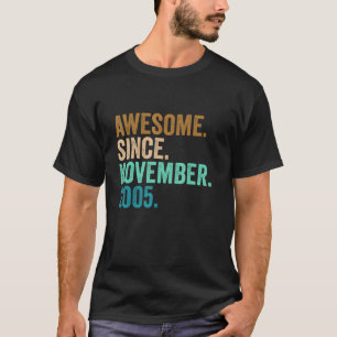 Camiseta 17º aniversário Oferece Presentes Incríveis Desde