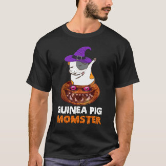 Camiseta 171 Guiné Pig Momster Pumpkin Monster Engraçado Ha