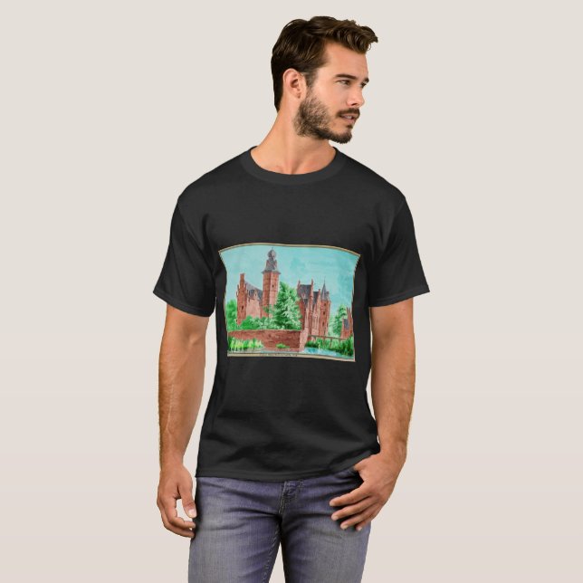 Camiseta 1729 A. de Haen Holandês Kasteel WESTERVELT .... (Frente Completa)
