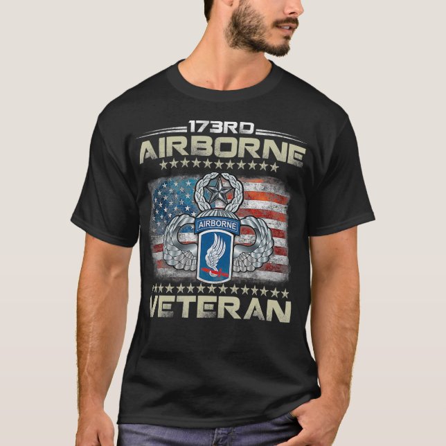 Camiseta 173rd Airborne Brigade Veteran U (Frente)