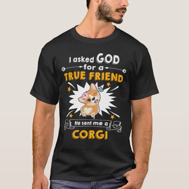 Camiseta 175 Ele Me Enviou Um Corgi (Frente)