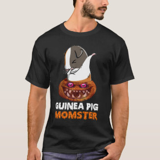 Camiseta 175 Guiné Pig Momster Pumpkin Monster Engraçado Ha