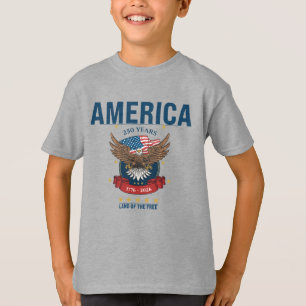 Camiseta 1776 2026 250º Aniversário Patriótico Americano