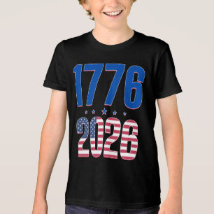 Camiseta 1776 2026 250 anos liberdade