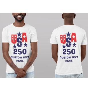 Camiseta 1776–2026 Semiquincentenário Patriótico EUA 250