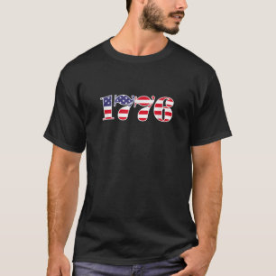 Camiseta 1776 4º de julho Unidade do Dia da Independência d