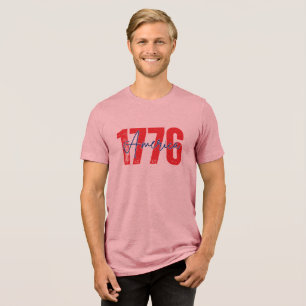 Camiseta '1776 América' 250º Aniversário 4 de Julho