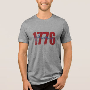 Camiseta '1776 América' 250º Aniversário 4 de Julho