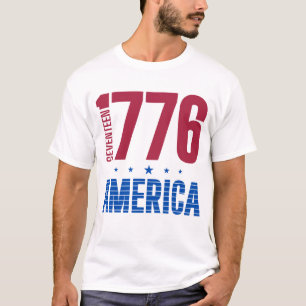 Camiseta 1776 América 250 anos liberdade histórica