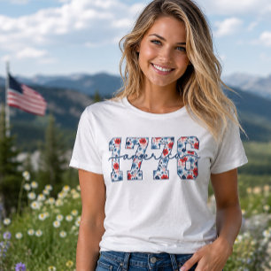 Camiseta 1776 América Script Floral de Educação Física 4º