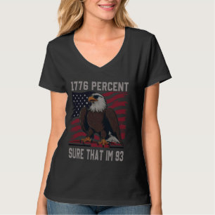 Camiseta 1776% de certeza de que a bandeira de im 93 usa 4