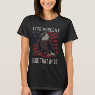 Camiseta 1776% de certeza de que a bandeira do im 26 usa 4