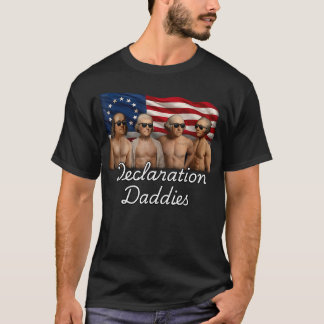 Camiseta 1776 Declaração da América Papais