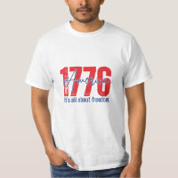 1776 É Tudo Sobre a Liberdade Patriótica 4 de Julh