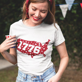 Camiseta 1776 Estados Unidos 4 de julho Unisex