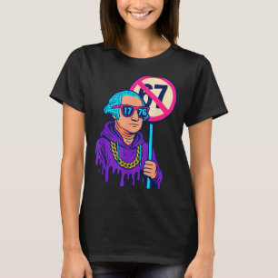 Camiseta 1776 Mais de 67 Meme Engraçado George Washington D