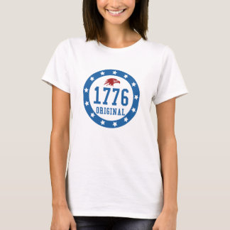 Camiseta 1776 Original 4 July Badge